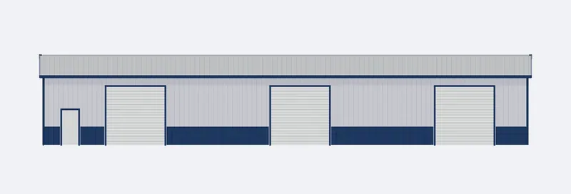 100x100x14 sidewall elevation