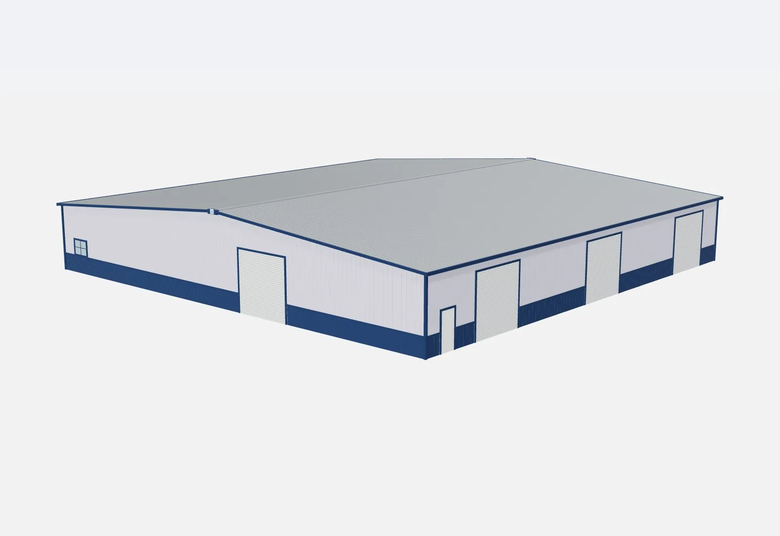 100x100x14 metal building