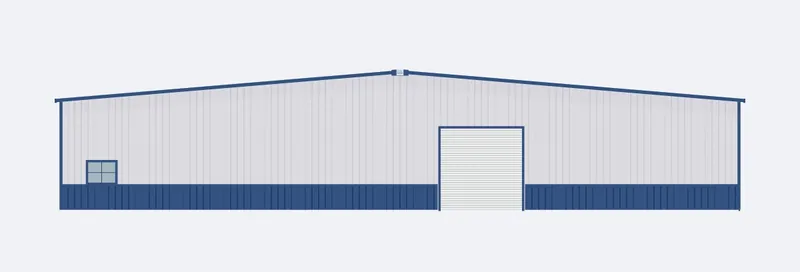100x100x16 endwall elevation