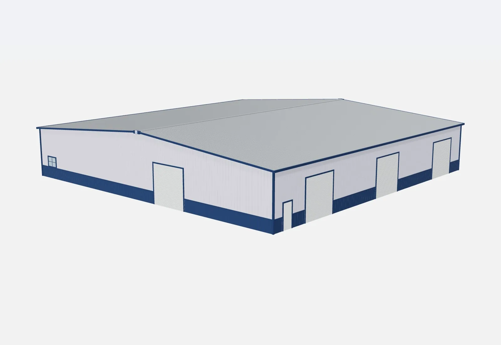 100x100x16 metal building