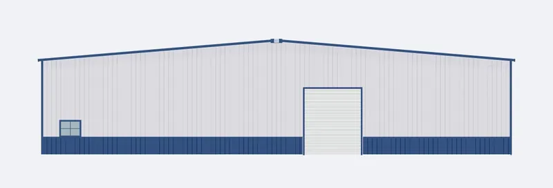 100x100x20 endwall elevation