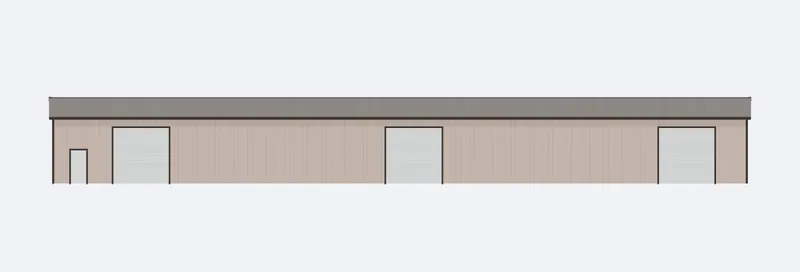 100x150x14 sidewall elevation