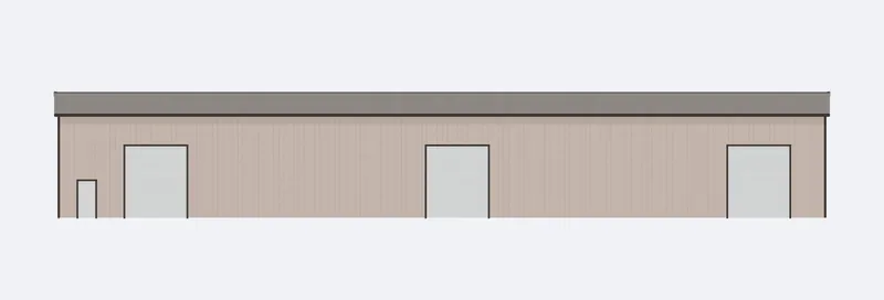 100x150x20 sidewall elevation