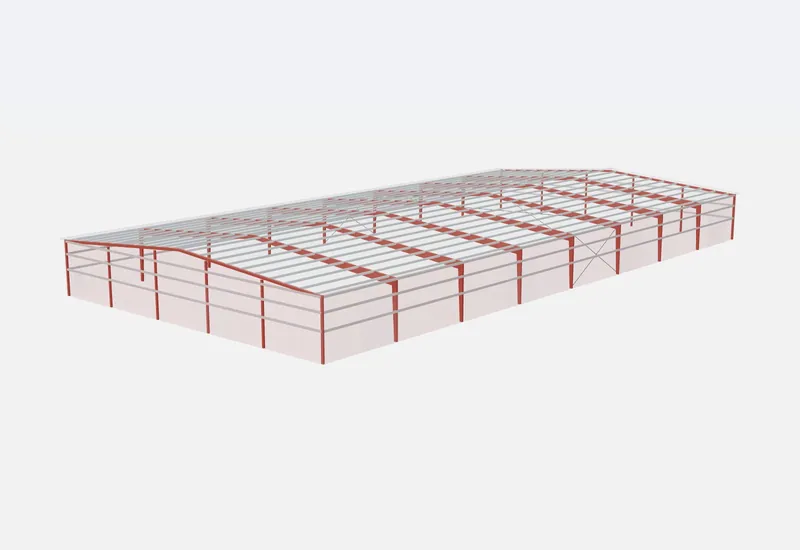 100x200x16 red iron steel frame