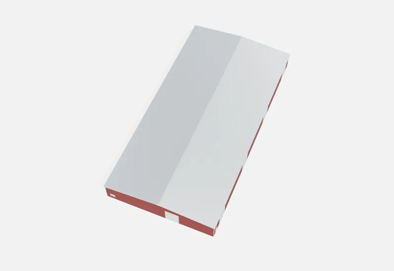 100x200x18 metal building roof view