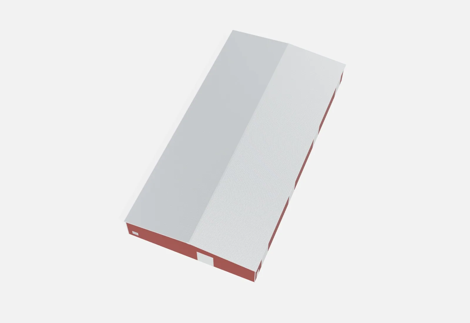 100x200x20 metal building kit overhead view