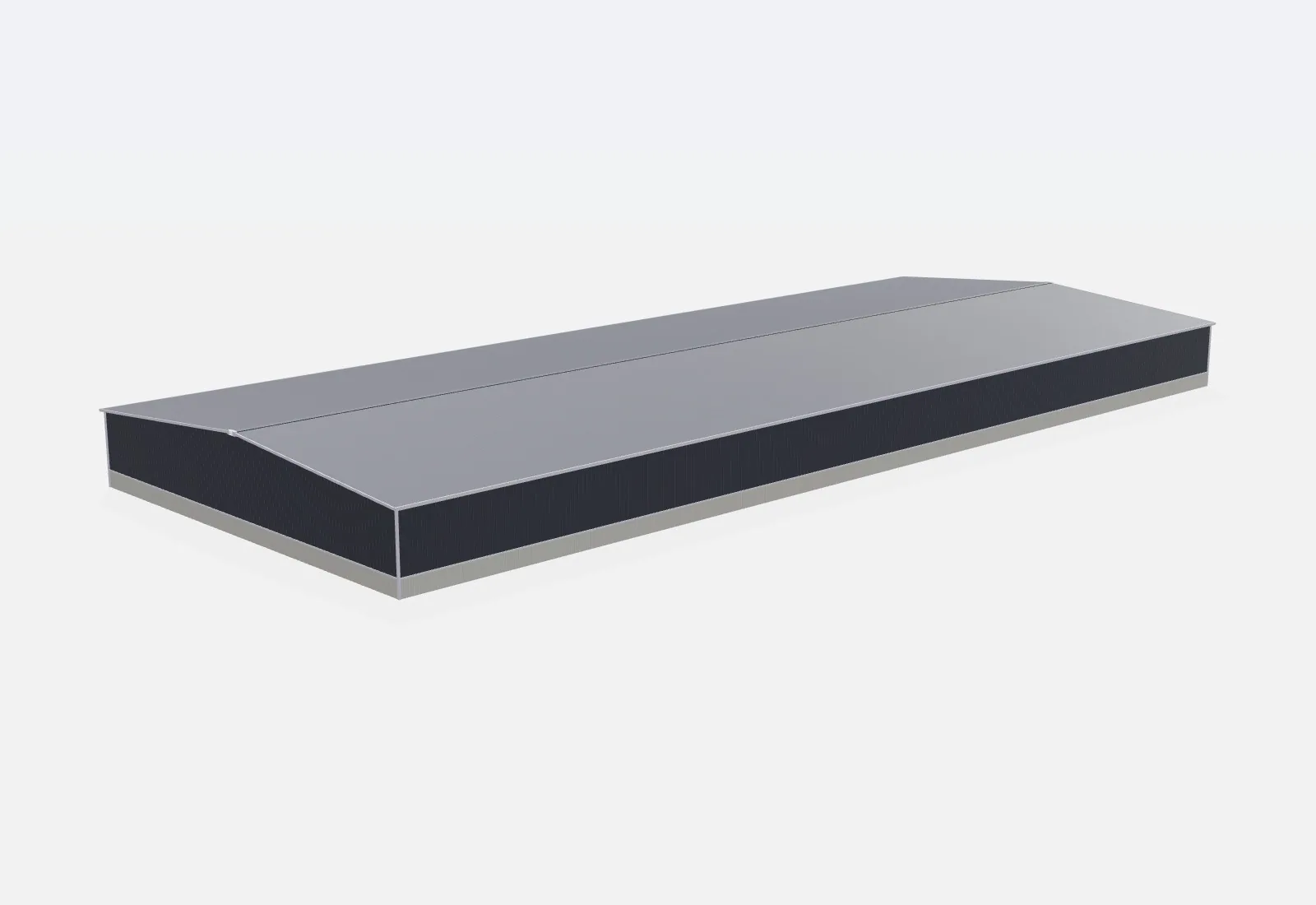 100x250x16 metal building