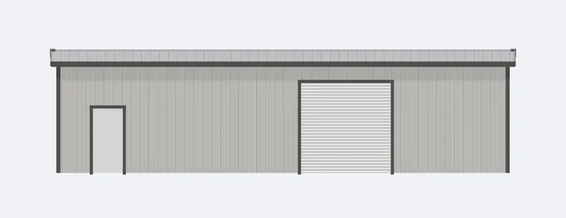 30x50x12 sidewall elevation