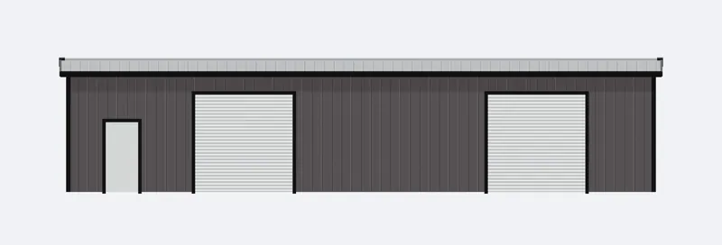 30x60x12 sidewall elevation