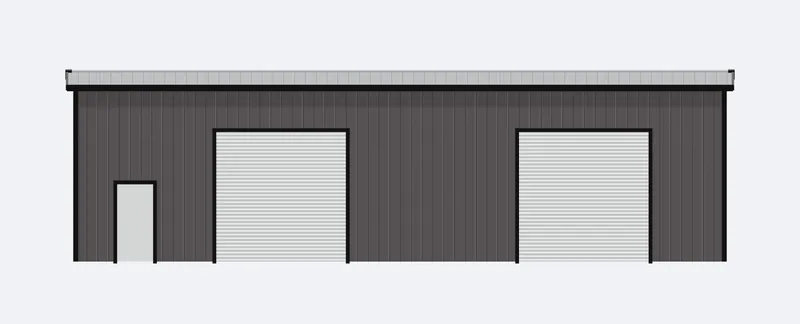 30x60x16 sidewall elevation