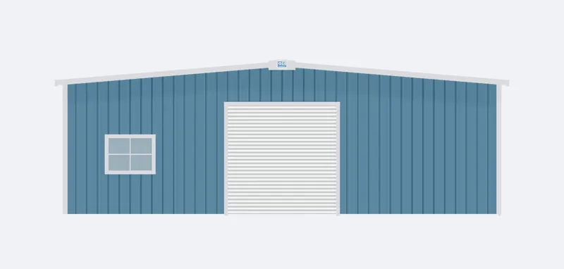 40x100x12 endwall elevation