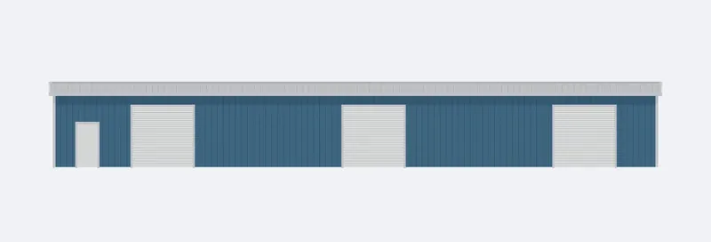 40x100x12 sidewall elevation