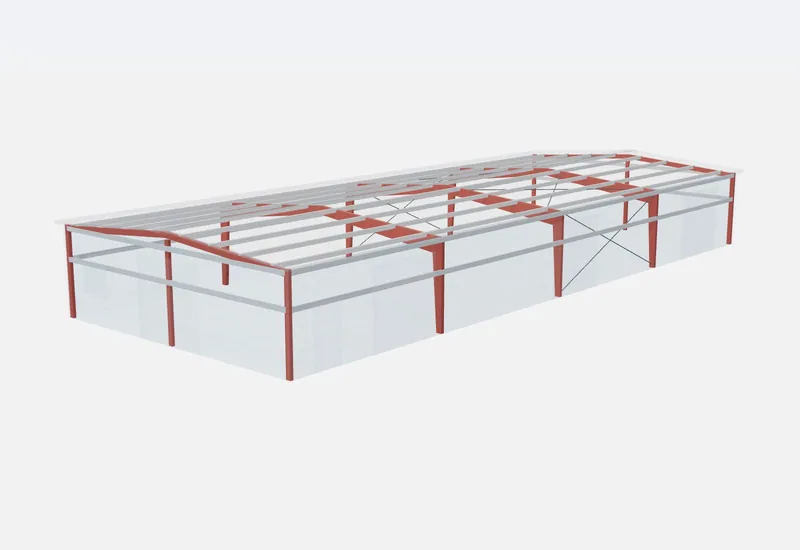 40x100x12 red iron steel frame