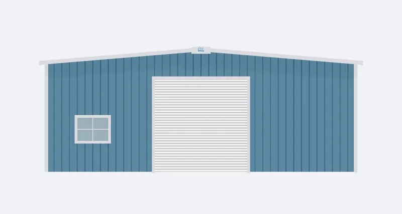 40x100x14 endwall elevation