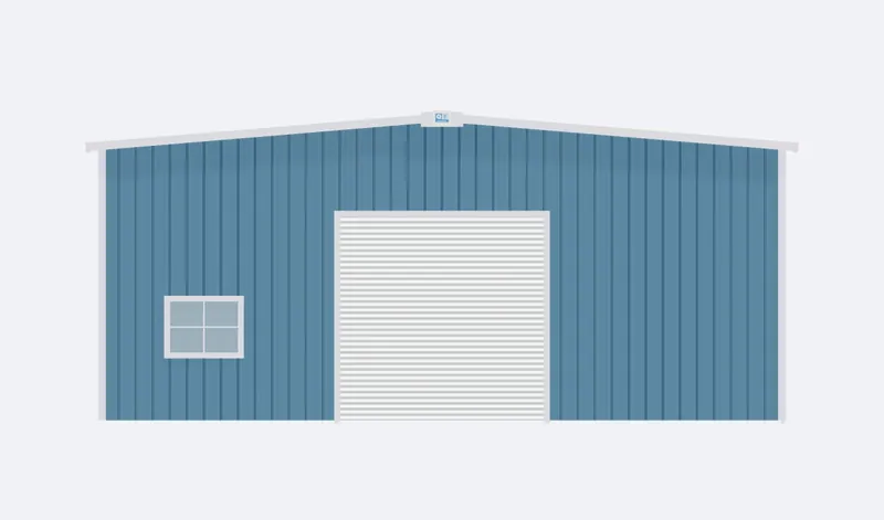 40x100x16 endwall elevation