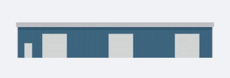 40x100x16 sidewall elevation