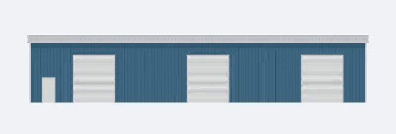 40x100x18 sidewall elevation