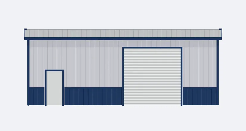 40x40x14 sidewall elevation