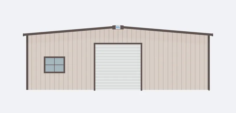 40x50x12 endwall elevation