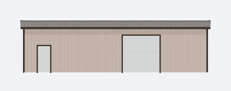 40x50x12 sidewall elevation