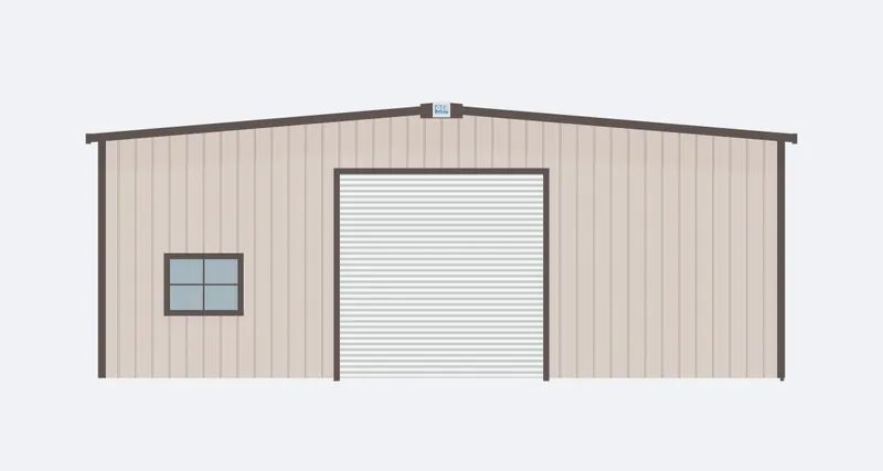40x50x14 endwall elevation