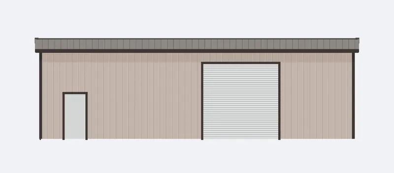 40x50x14 sidewall elevation