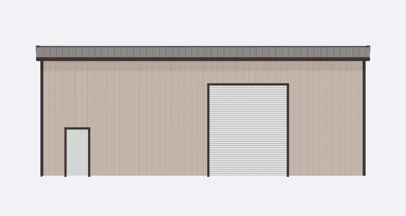 40x50x18 sidewall elevation