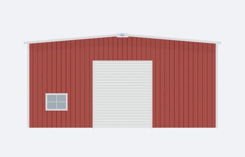 40x60x18 endwall elevation