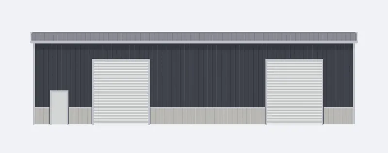 40x70x18 sidewall elevation