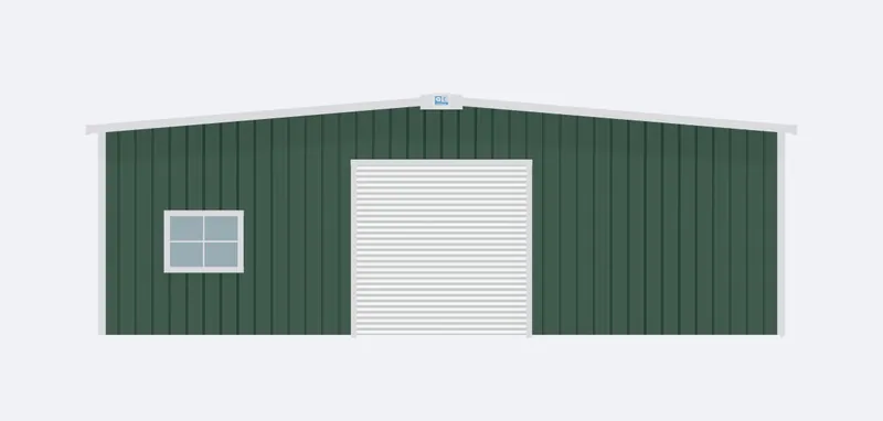 40x80x12 endwall elevation