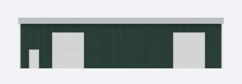 40x80x18 sidewall elevation