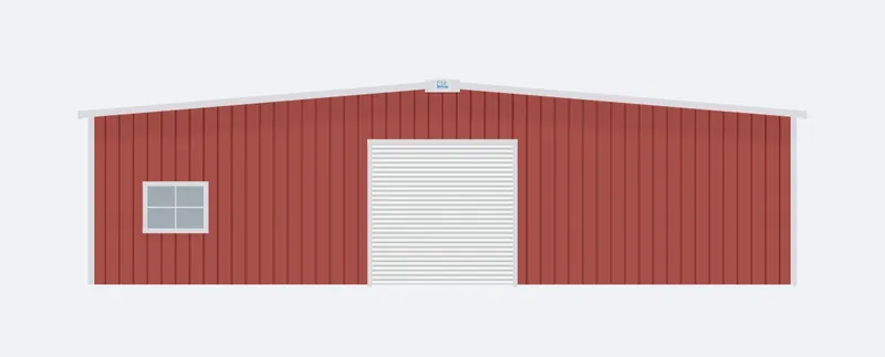50x100x12 endwall elevation