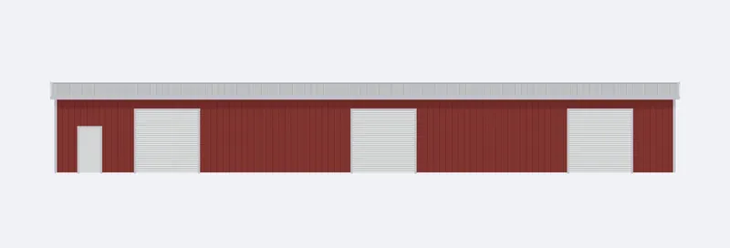 50x100x12 sidewall elevation