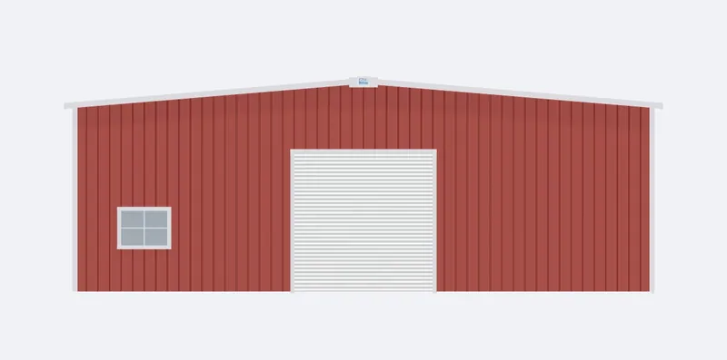 50x100x16 endwall elevation