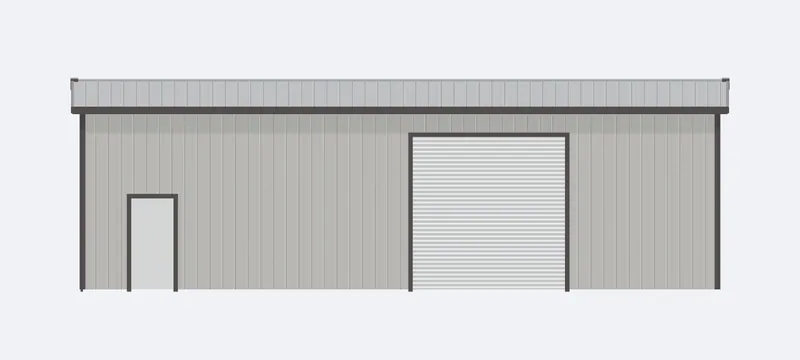 50x50x14 sidewall elevation