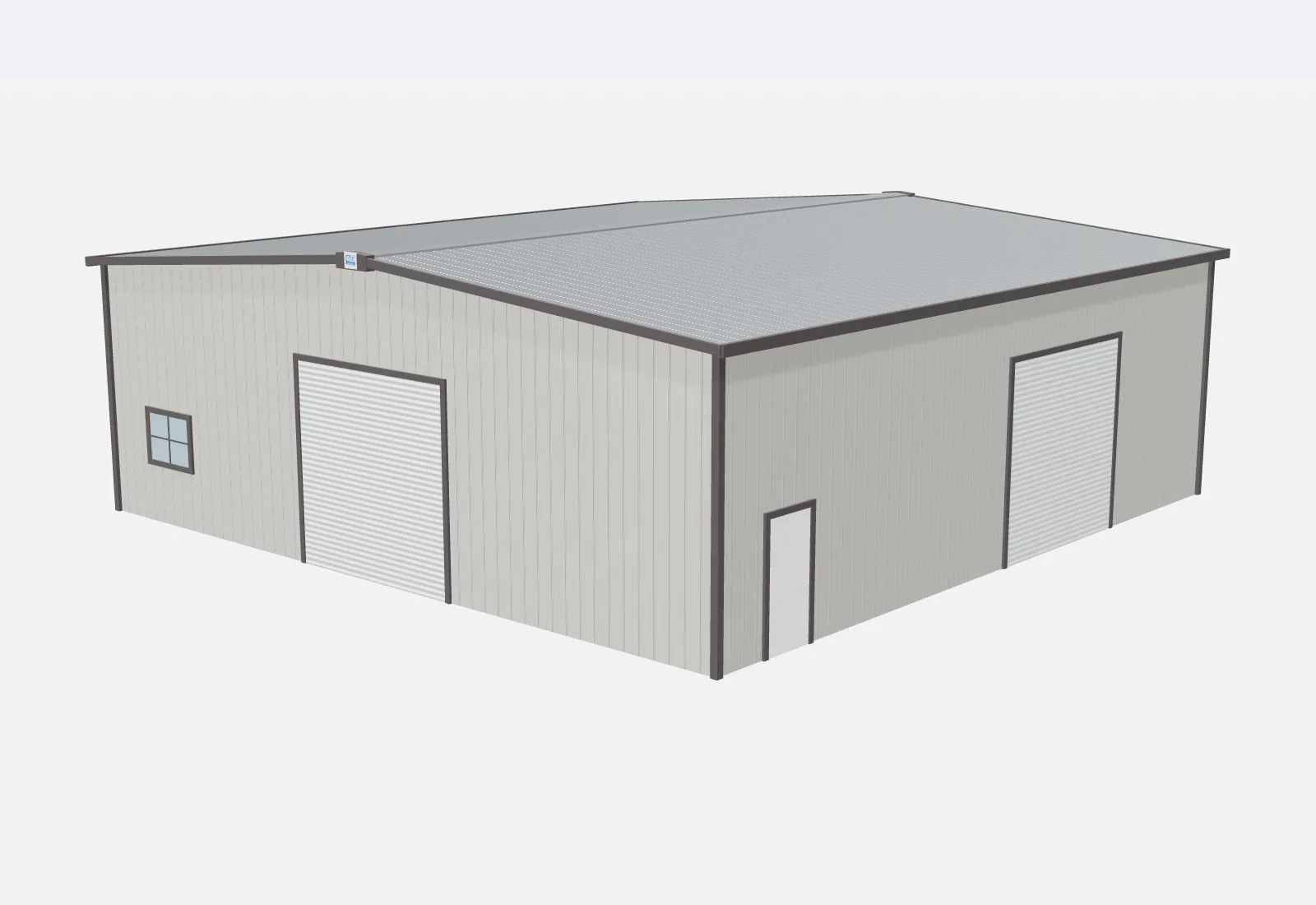 50x50x16 metal building