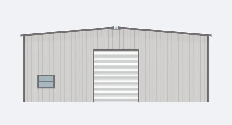 50x50x18 endwall elevation
