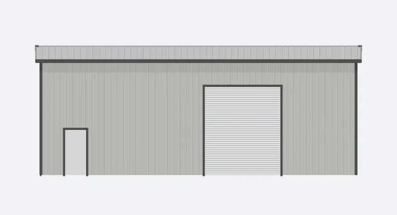 50x50x18 sidewall elevation