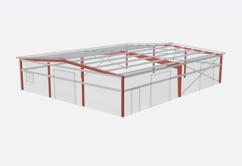 50x60x12 red iron steel frame