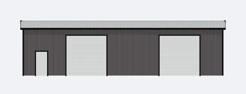 50x60x14 sidewall elevation