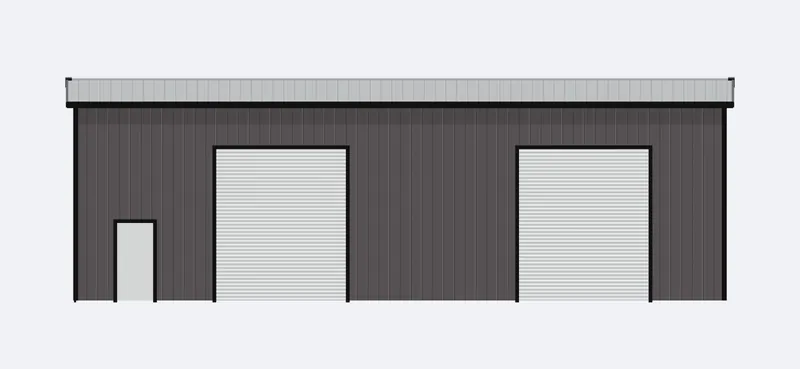 50x60x18 sidewall elevation