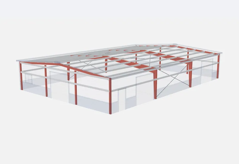 50x75x12 red iron steel frame