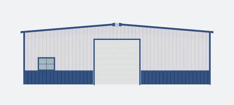 50x75x14 endwall elevation