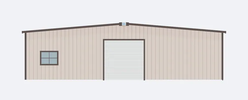 50x80x12 endwall elevation