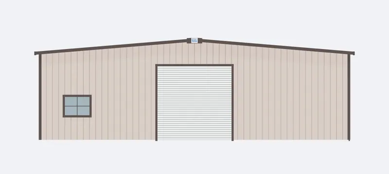 50x80x14 endwall elevation