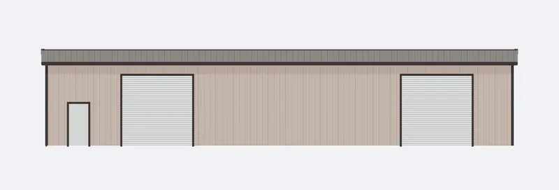 50x80x14 sidewall elevation