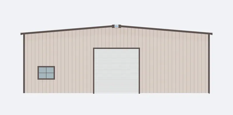 50x80x16 endwall elevation
