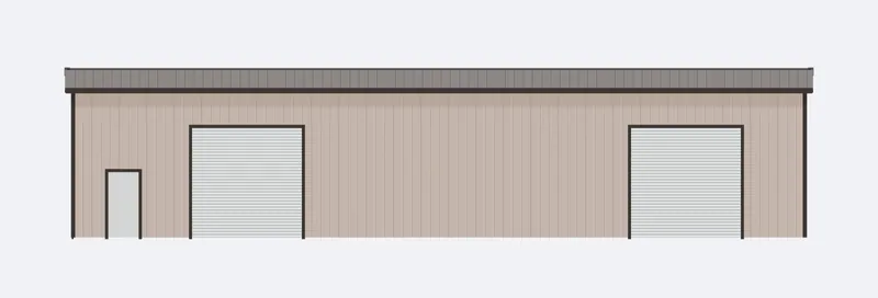 50x80x16 sidewall elevation
