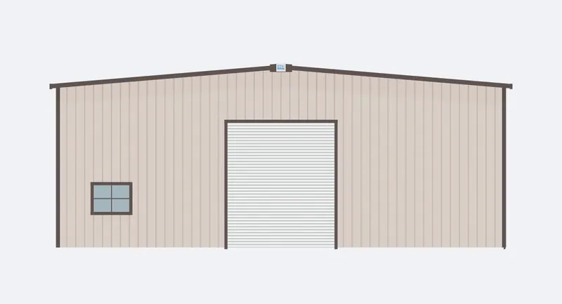 50x80x18 endwall elevation