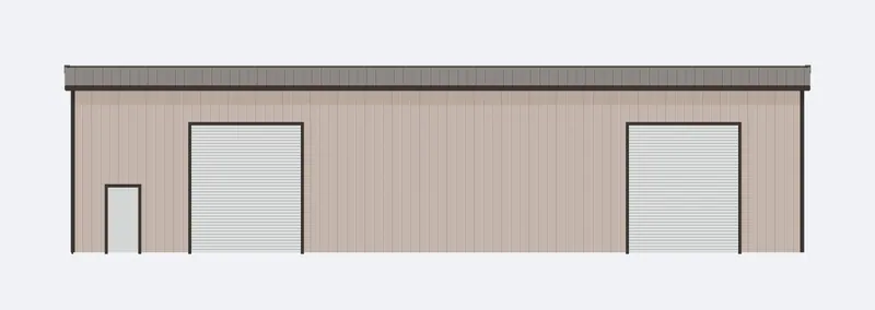 50x80x18 sidewall elevation